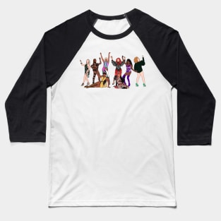 Legends - Jaida Essence Hall, Jinkx Monsoon, Yvie Oddly, The Vivienne, Raja Gemini, Monet X Change, Shea Coulee, Trinity The Tuck Baseball T-Shirt